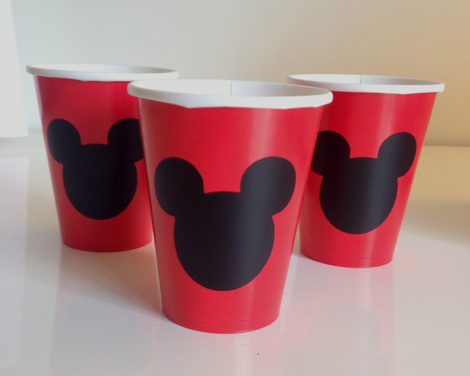 8 Mickey Mouse Cups Mickey Mouse Party Plates Mickey Mouse