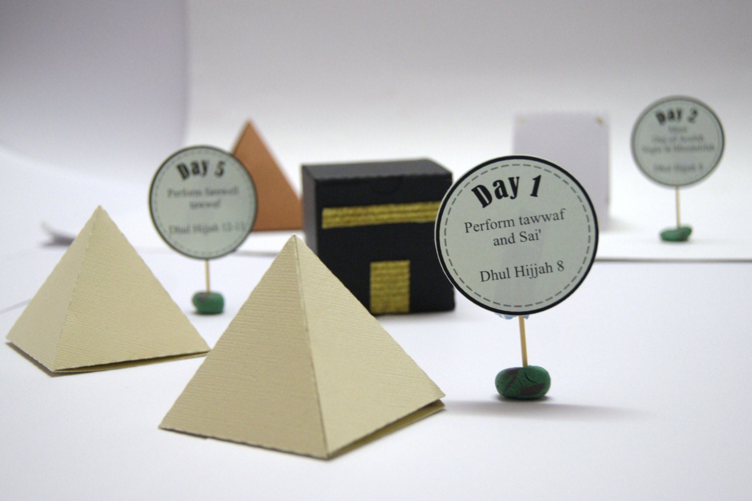 3d Hajj Islamic Learning Kit Eid Decoration Kaaba model