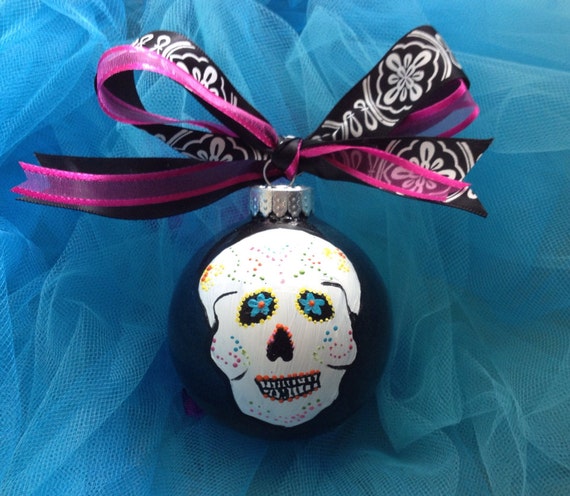 sugar skull ornament day of the dead ornaments christmas sugar skull ornament day of the dead ornaments christmas