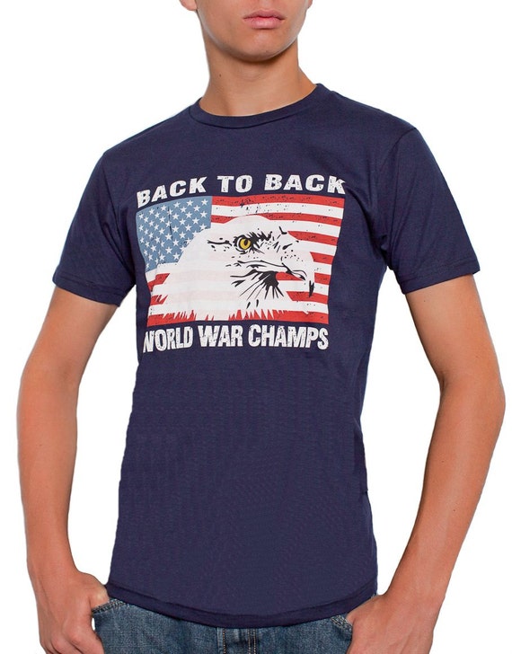 united states back to back world war champs shirt