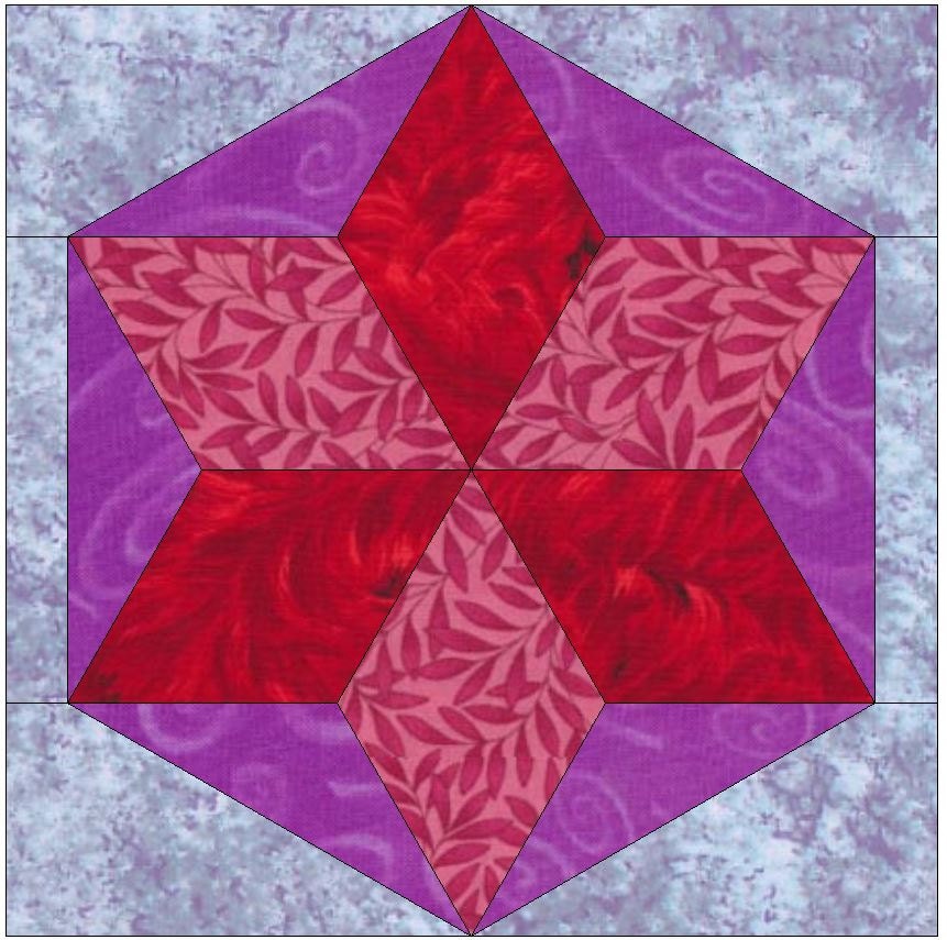 six-pointed-star-hexagonal-paper-template-quilting-block