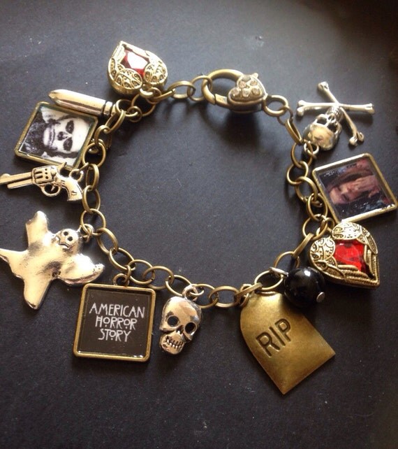 American horror story charm bracelet Tate and violet by dalyjewels