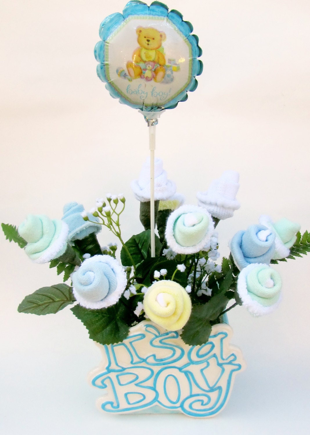 It's a Boy Baby Shower centerpiece Baby Boy by VioletCreationz