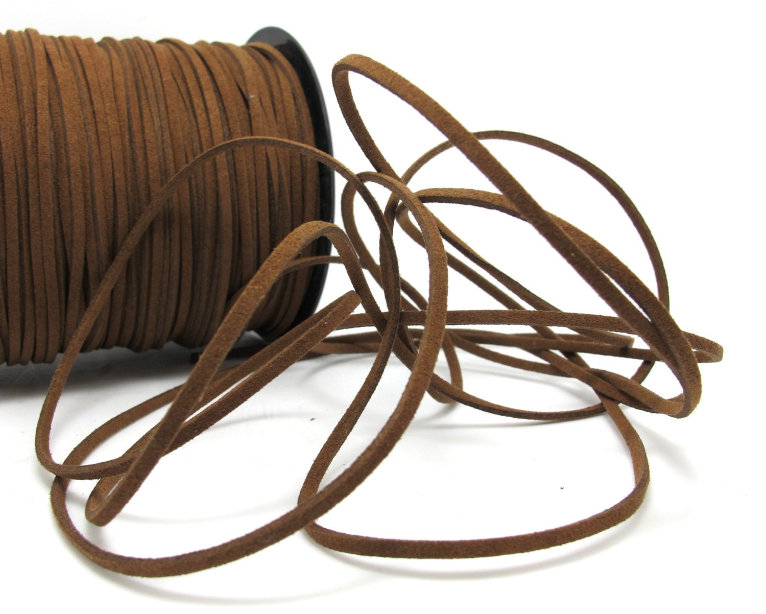 Uxcell 3mm X 5 Yards Faux Suede Leather Cord, Synthetic Leather Strips For Jewelry Crafts Wine Red 3 Pack