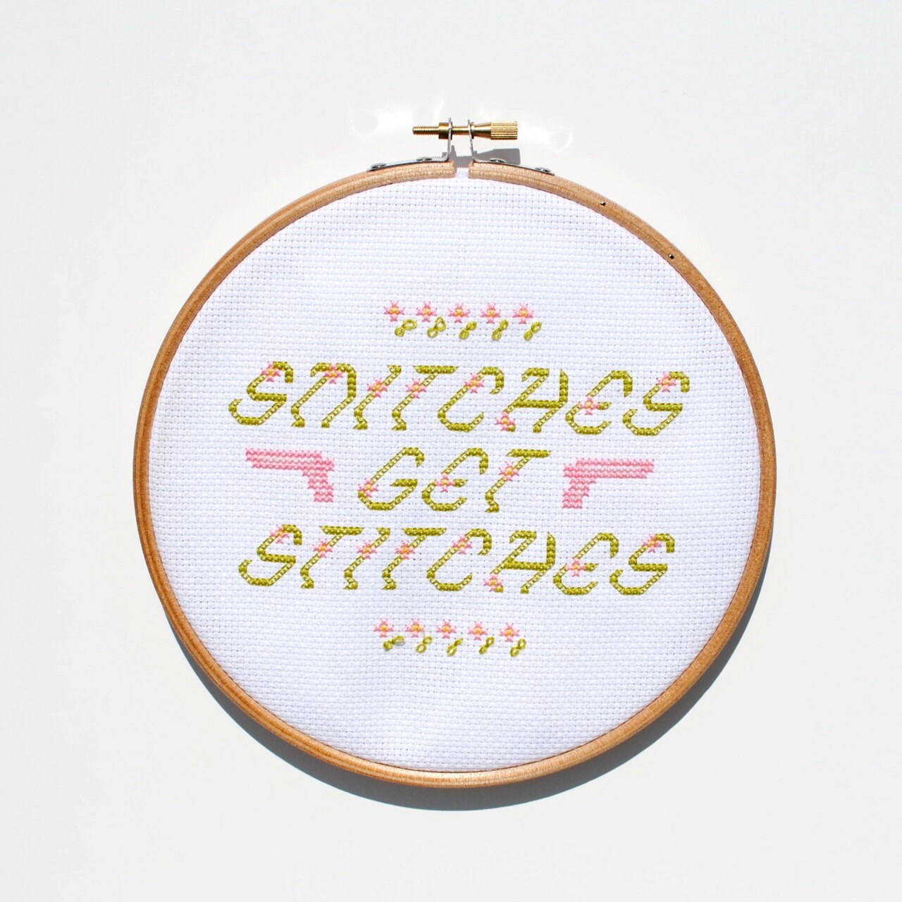 Snitches Get Stitches Cross Stitch Pattern by TheStrandedStitch