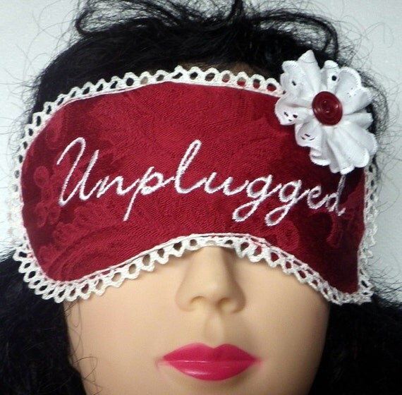 Embroidered Sleeping Mask Red Eye Mask Yoga eye mask