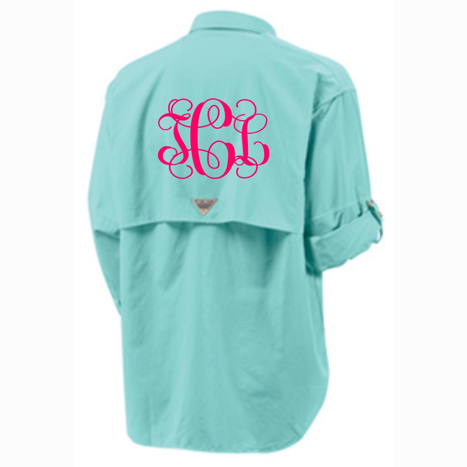 Monogram Columbia Fishing Shirt Personalized Cover by SouthernTLC