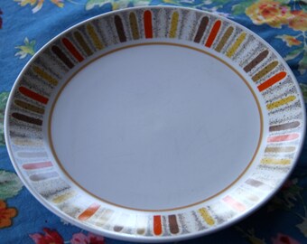 Vintage 1960's Noritake Mardi Gras 9019 Dinner Plate