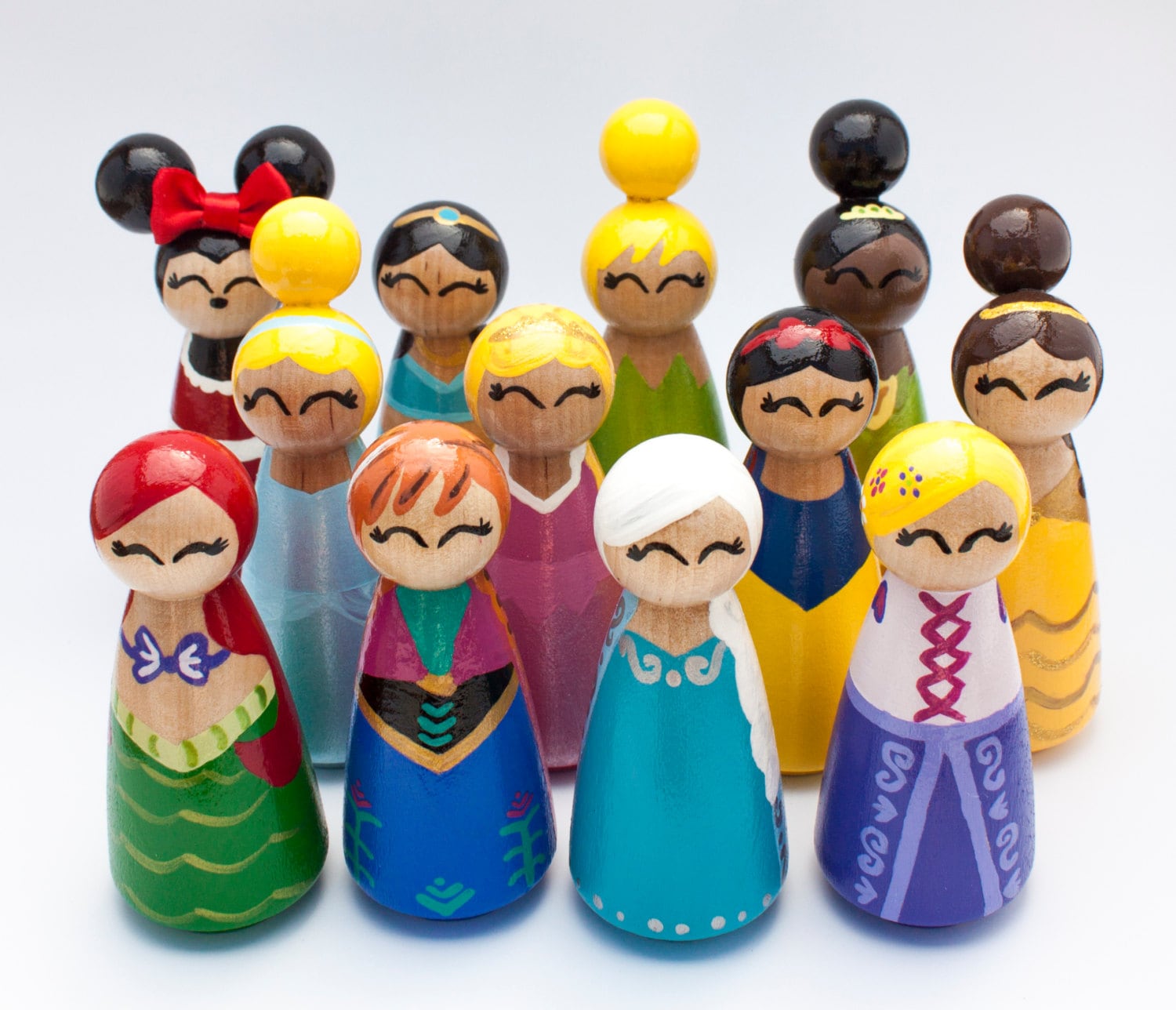 disney princess peg dolls