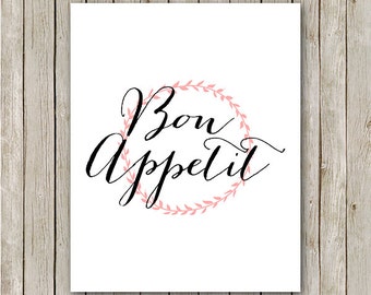 Popular items for bon appetit print on Etsy