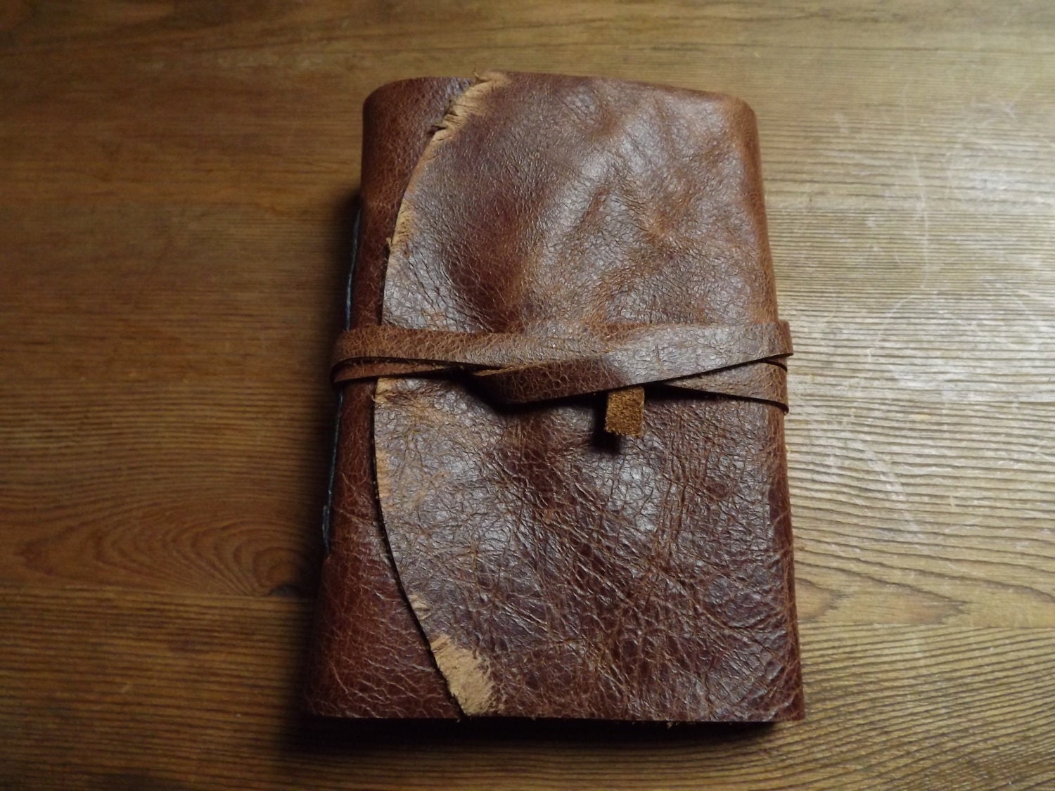Distressed Brown Leather Journal