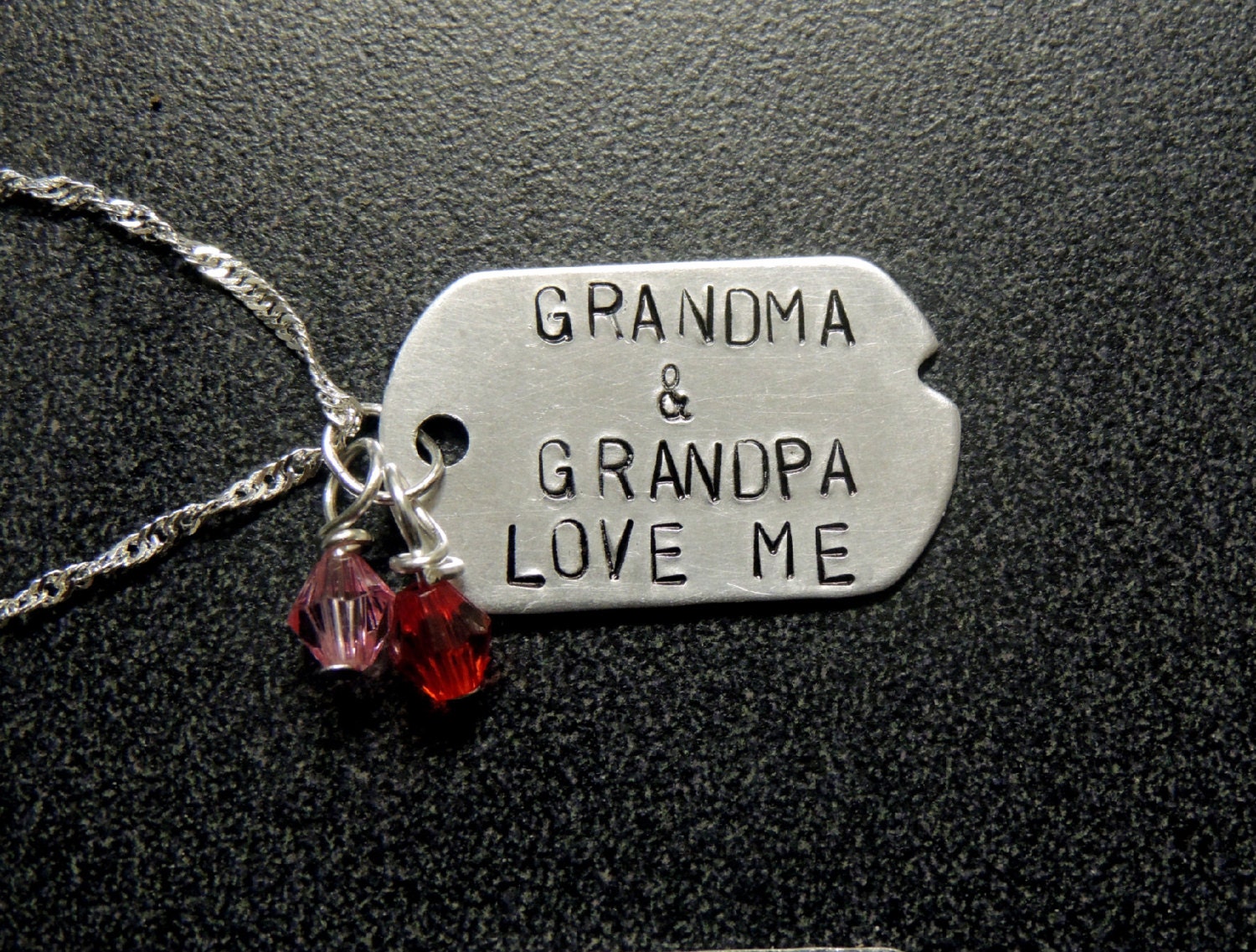 Grandma And Grandpa Love Me Necklace Pendant Girls T 0005