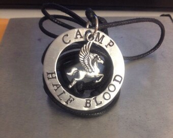 Percy Jackson Inspired "Camp Half-Blood" Necklace