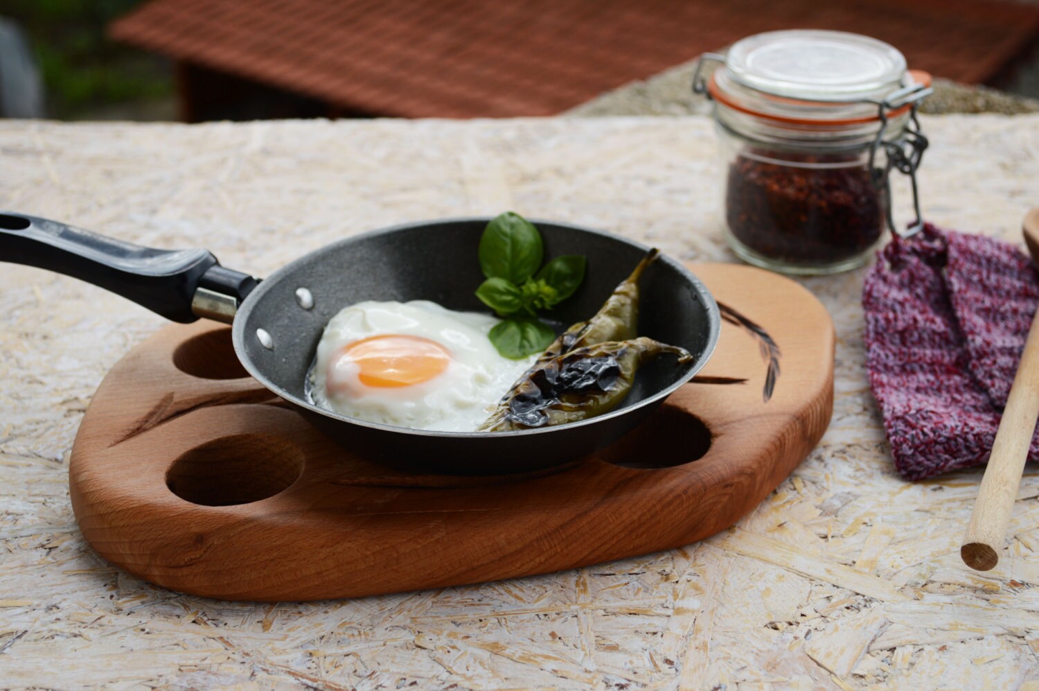 Hot pot stand Wooden hot pan pad Handcrafted Hot Pot Holder