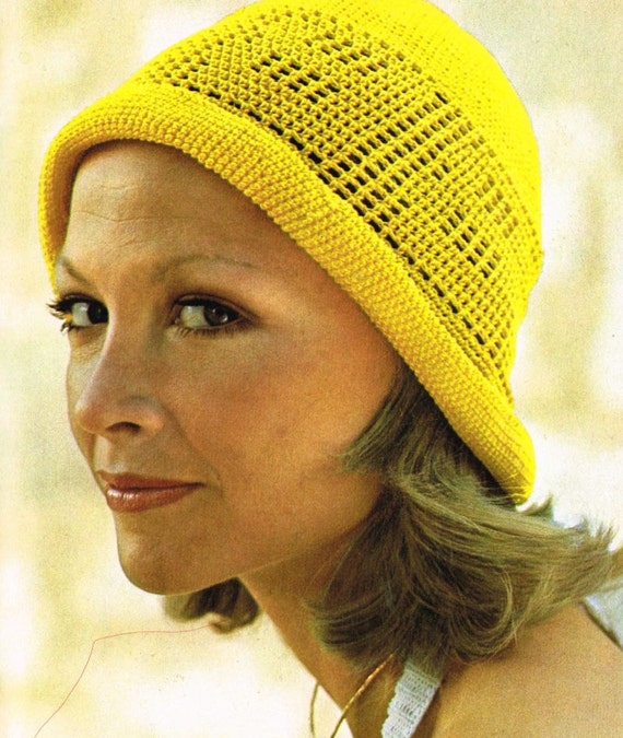Items similar to VCP316 ladies summer cloche beanie hat ...