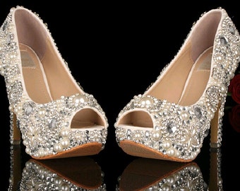 Popular items for crystal shoes on Etsy