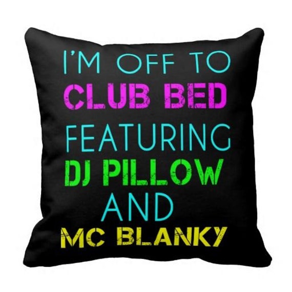 ON SALE Club Bed Featuring DJ Pillow and Mc Blanky by Anydaytees