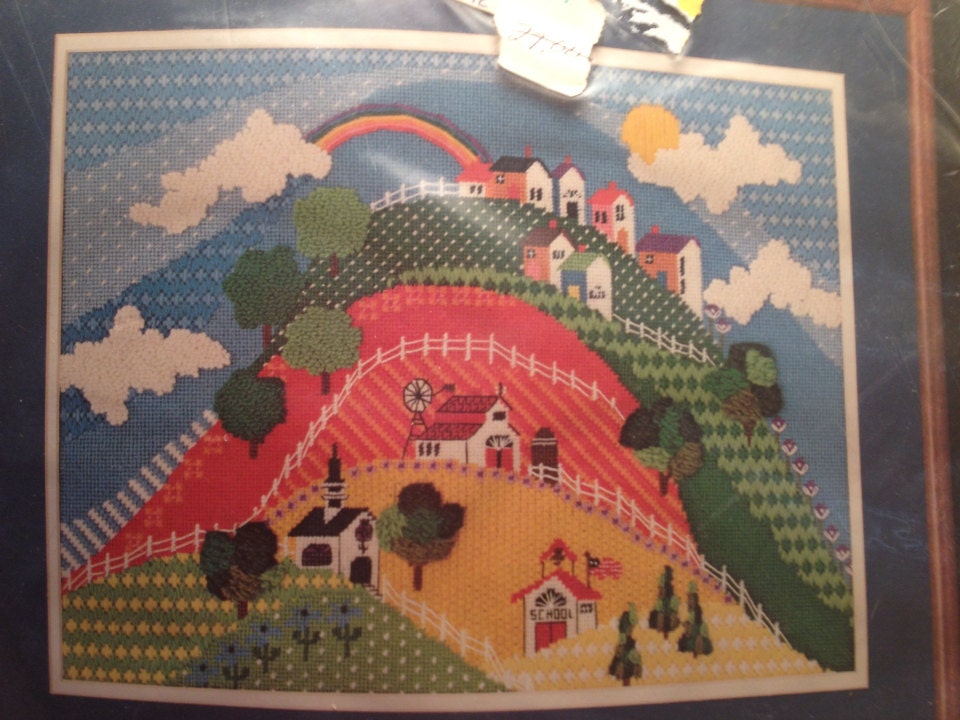 Vintage Dimensions Needlepoint Kit by CarolinaEstateFinds on Etsy