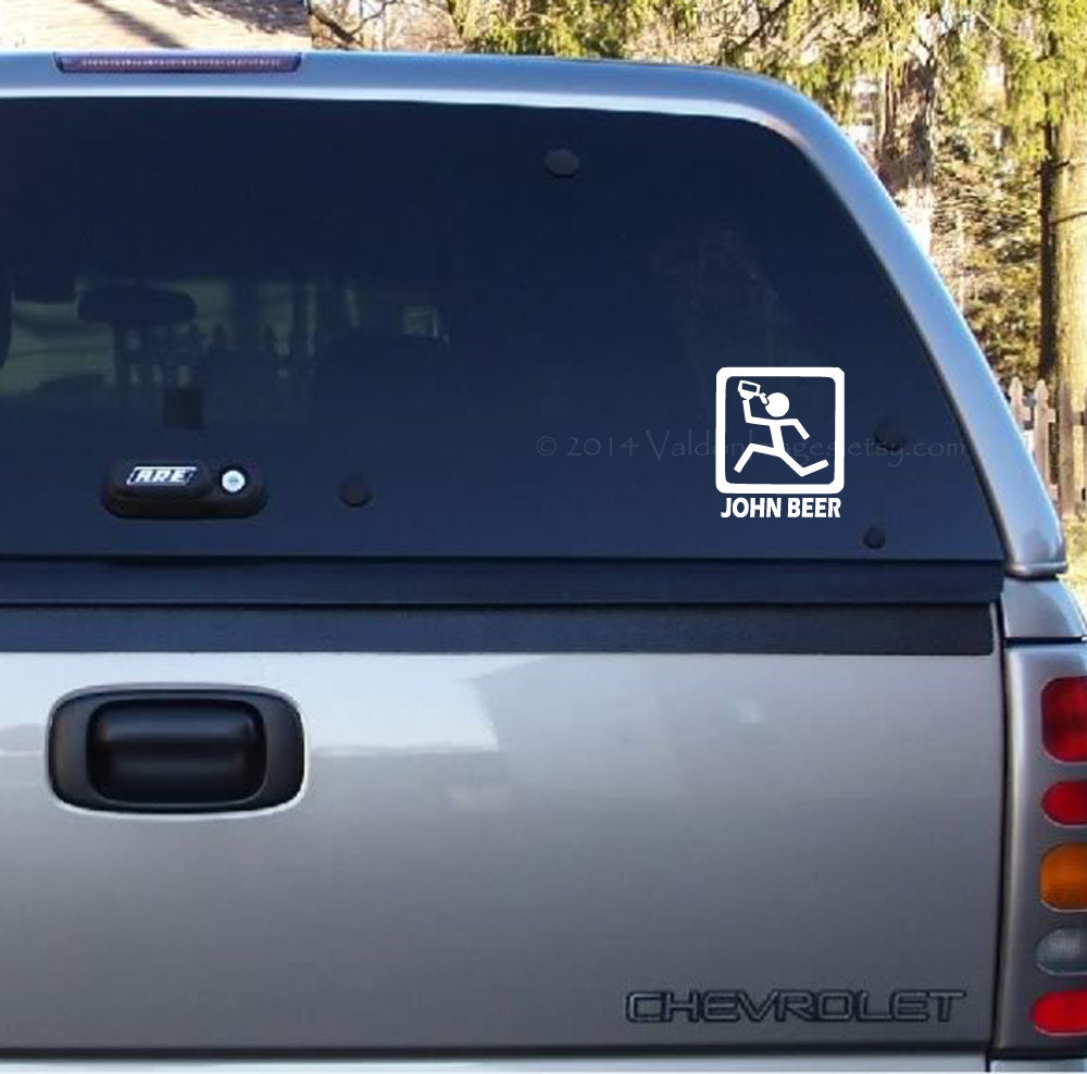 John Beer car decal graphic decal vinyl decal by ValdonImages
