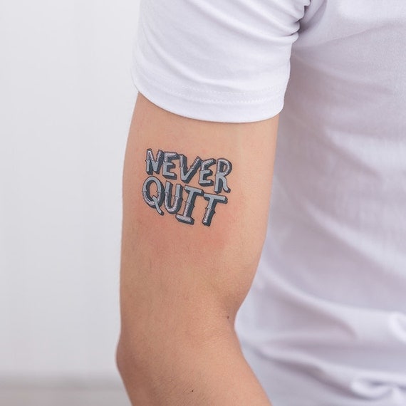 too legit to quit tattoo