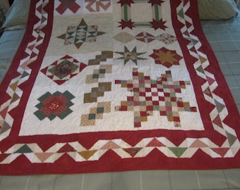 Lessons from Momma. A sampeling of several different quilt patterns