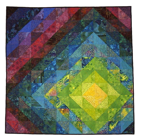 PDF Quilt Pattern Fantasia Easy Quilt Pattern Instant