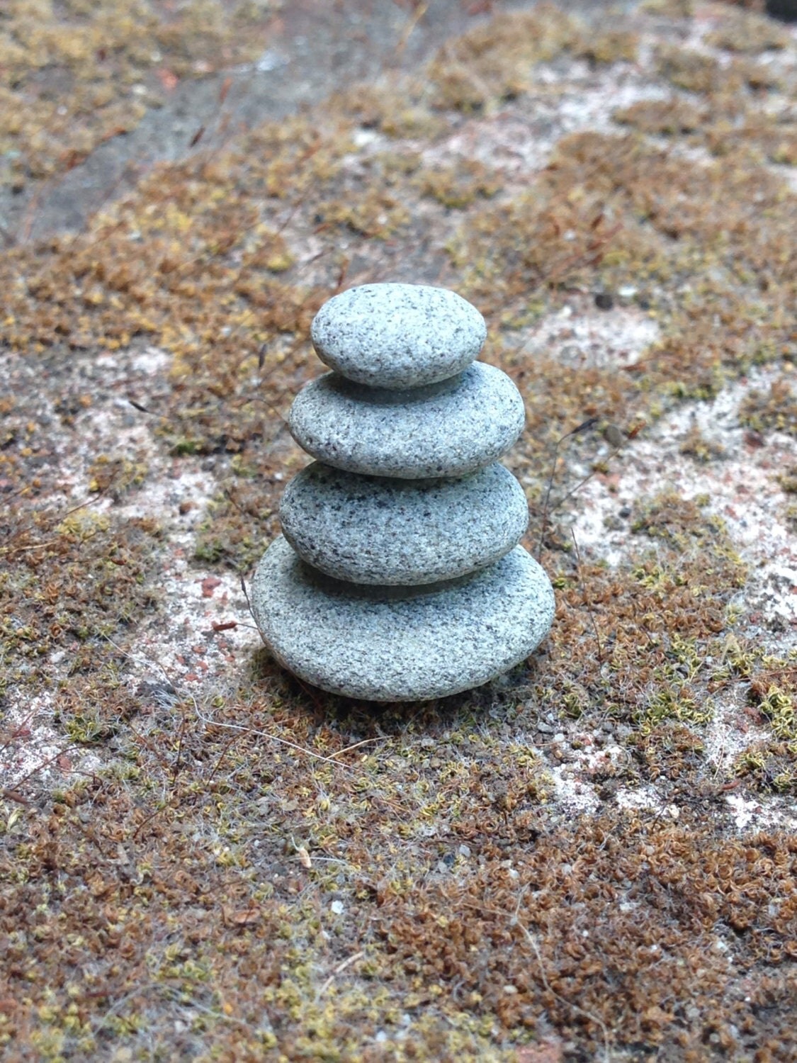 Fairy zen stacked stones/wishing stones
