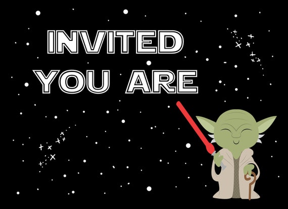 Tarjetas De Cumpleaños De Star Wars Para Imprimir Gratis