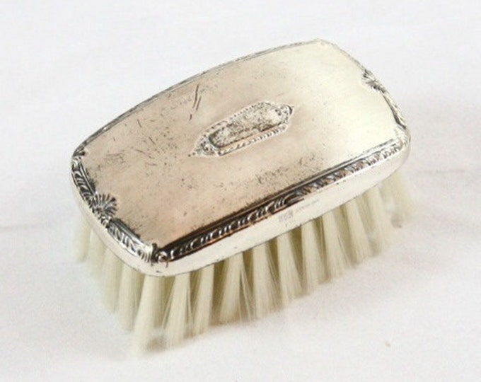 Storewide 25% Off SALE Vintage Sterling Silver Victorian Ladies Vanity Brush Featuring Topside Detailed Scrolling For Elegant Powder Rooms