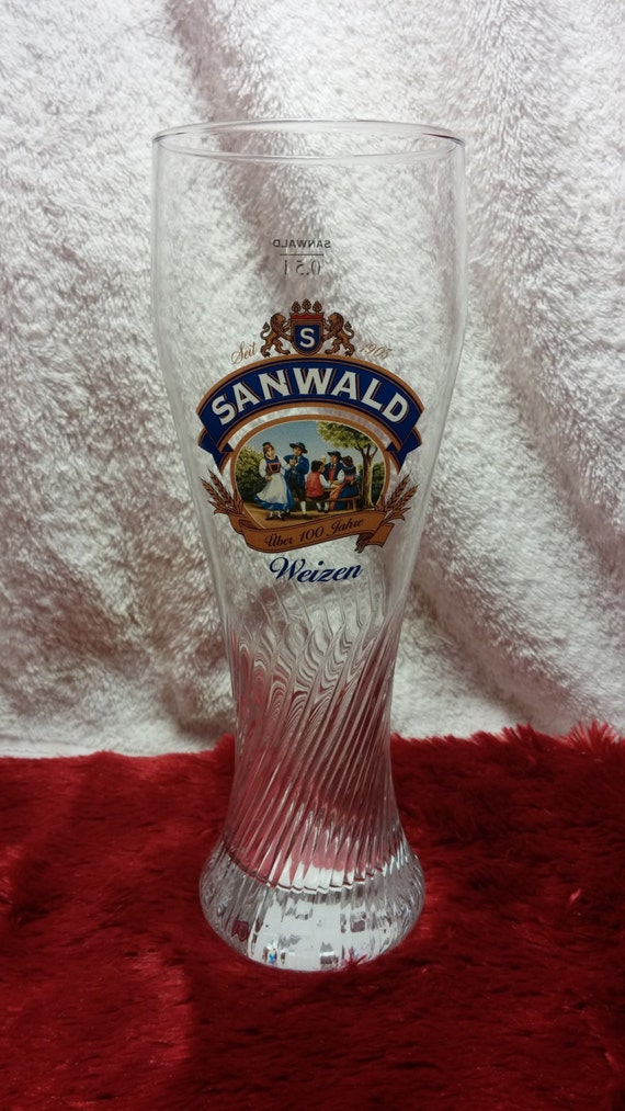Sanwald Weizen Chalice Bar Large German Beer Glass 22 ounce