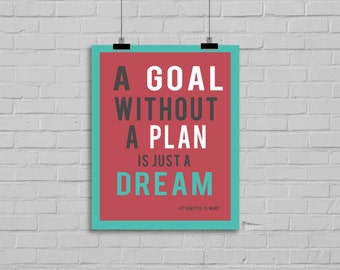 Image result for a dream is goal without a plan
