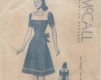 McCall 6600-2 Princess Dress "Peggy" Modern Fashion Model 1940's