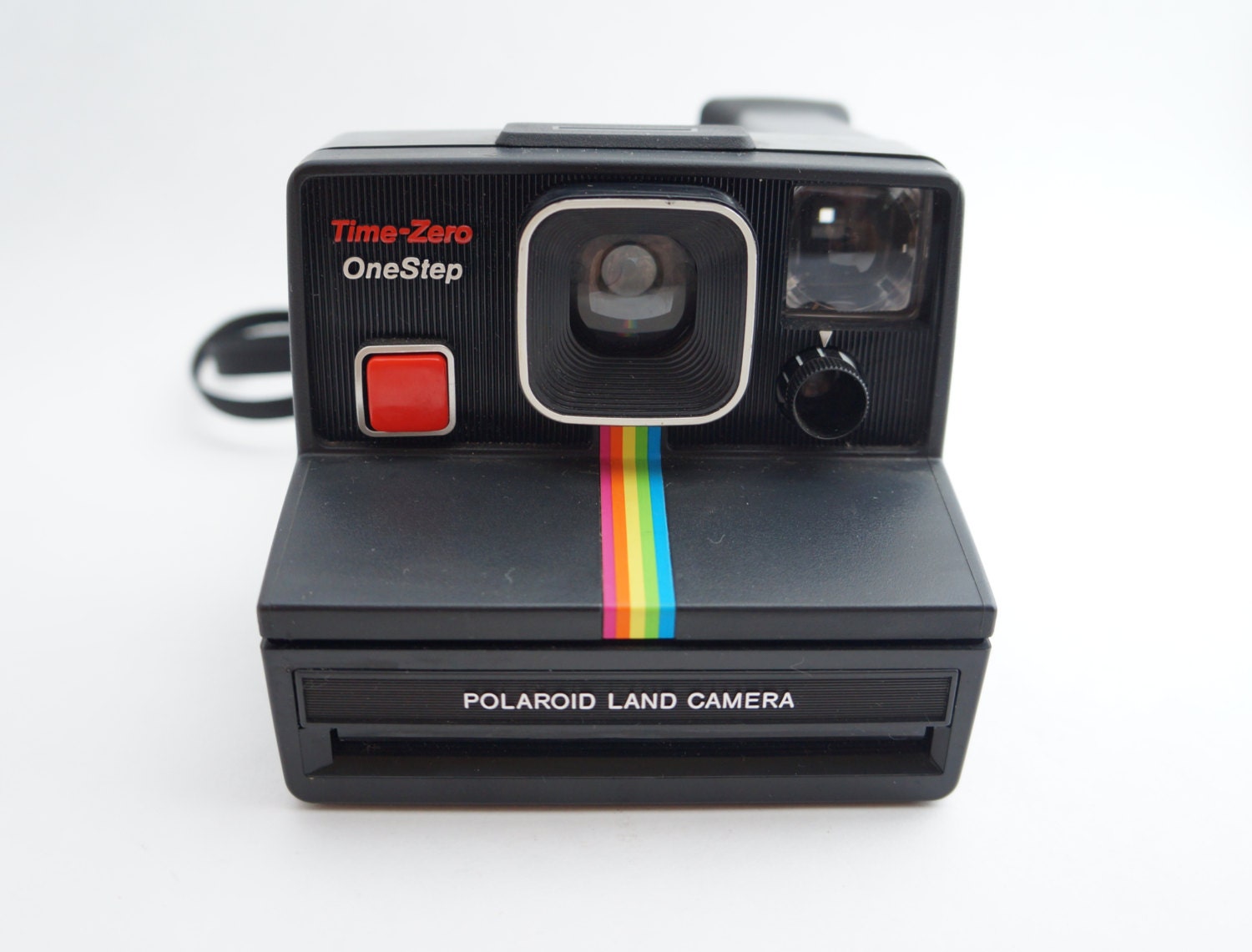 Polaroid Time Zero Onestep Rainbow Black Sx70 Instant Film