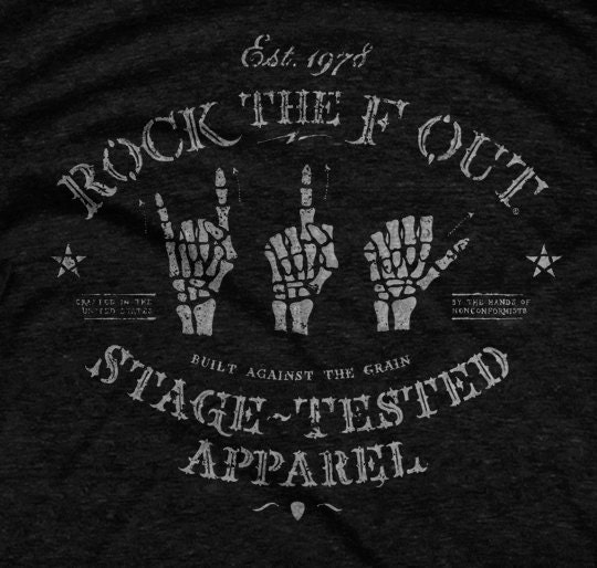 RTFO SIGN LANGUAGE shirt punk metal head heavy metal