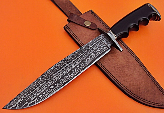 Mu-781 Handmade Damascus Steel Knife Stunning By Backyardknives