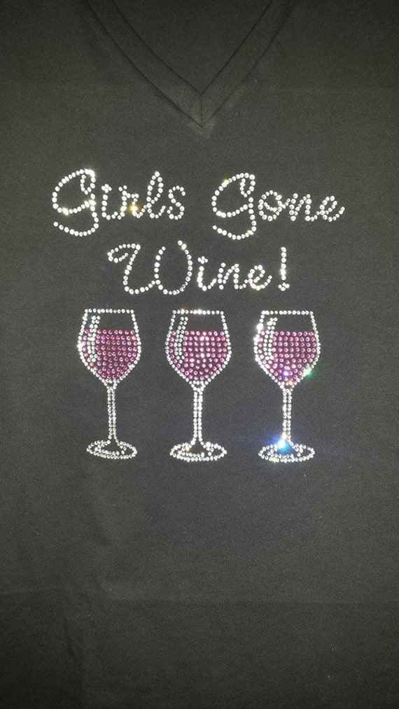 Girls Gone Wine Bling Shirt