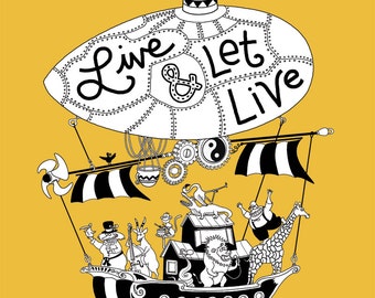 live and let live t shirt