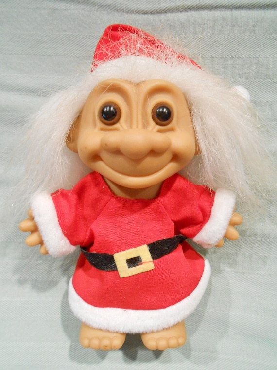 1960&#39;s Vintage <b>Santa Troll</b> Doll Christmas Santa Doll Santa Toy Troll Toy <b>...</b> - il_570xN.648466042_f7b1