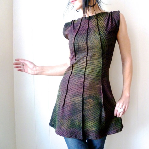 Womens Dark Jewel Tones Short Sleeve Jersey Wearable by iheartfink