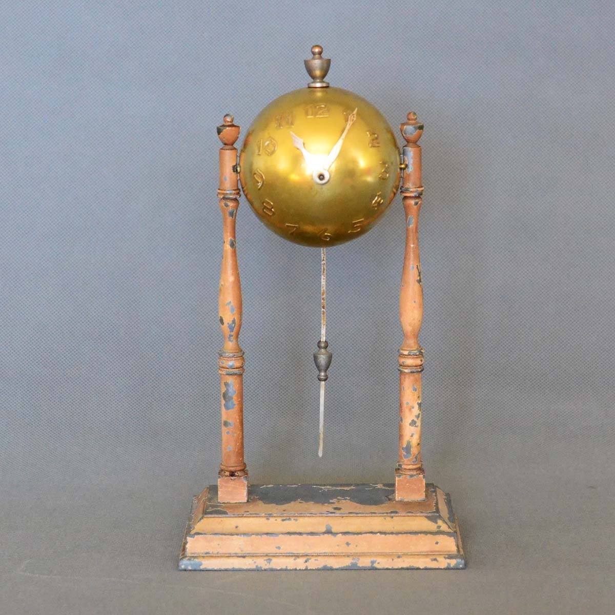 Vintage Globe World's Fair Baseball Clock LUX 30Hour