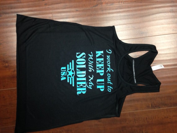 Workout Tank I Work Out To Keep Up With My by sunsetsigndesigns
