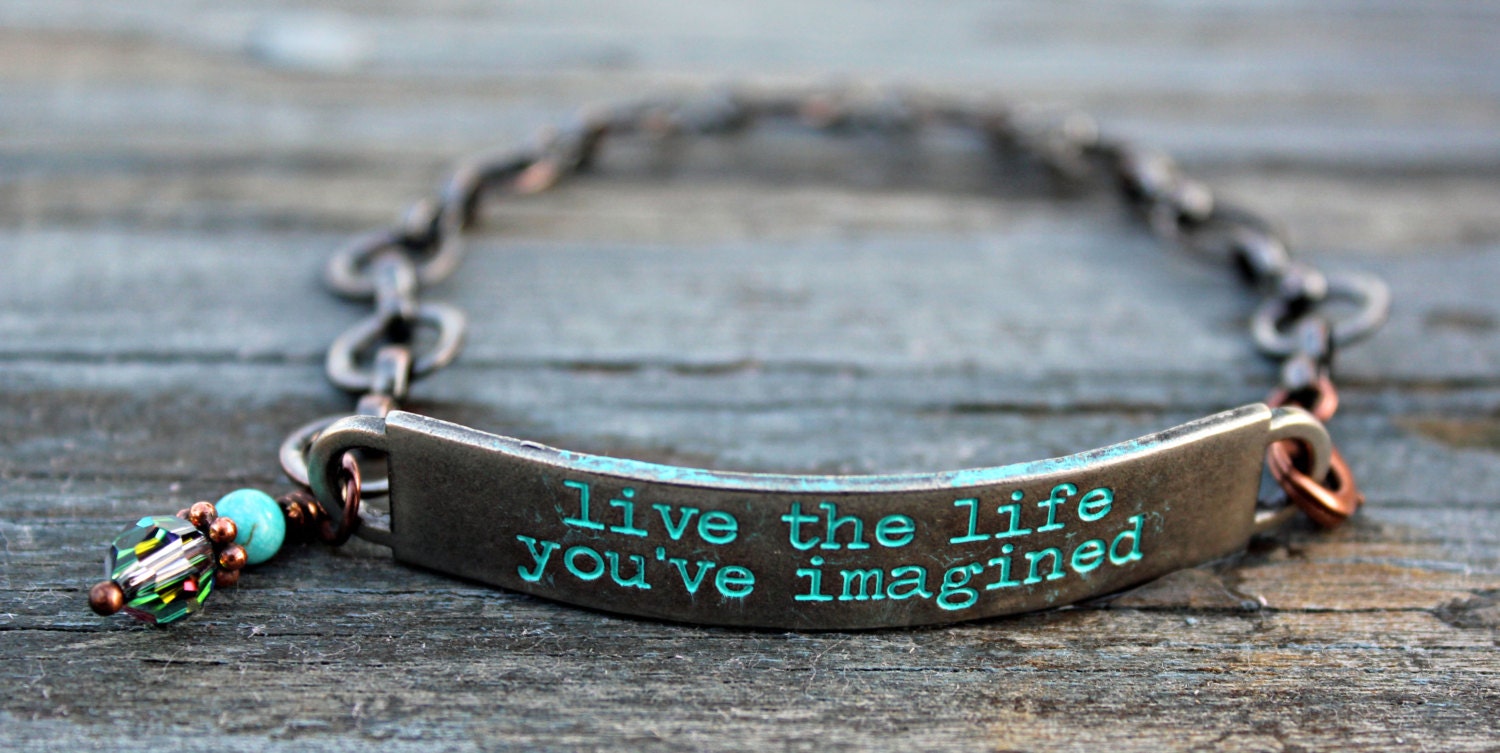 Jewelry with meaning jewelry with words Inspirational Quote