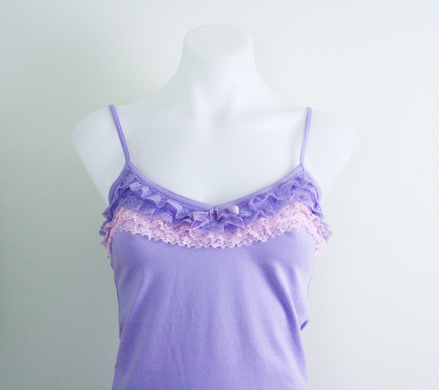 pastel purple tank top