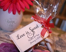 Love is Sweet, Love is Sweet, Smore or Candy Tags, Rustic Wedding Favor - il_214x170.659436002_kgj2