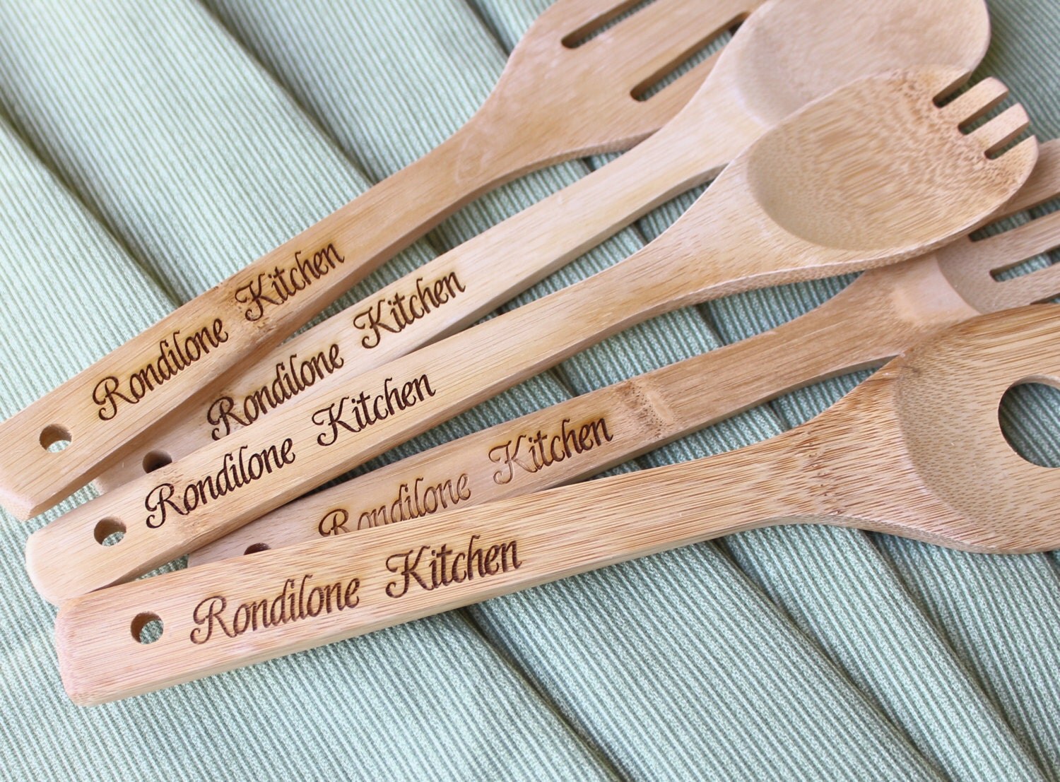 Wood Spoons 5 Personalized Bridal Shower Gift Bridal Party