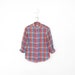 Rainbow Plaid Blouse * 80s Lace Collar Blouse * Vintage Button-up Shirt * Medium - Large