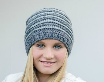 Ladies Crochet Hat Pattern Womens Beanie by bubnutPatterns