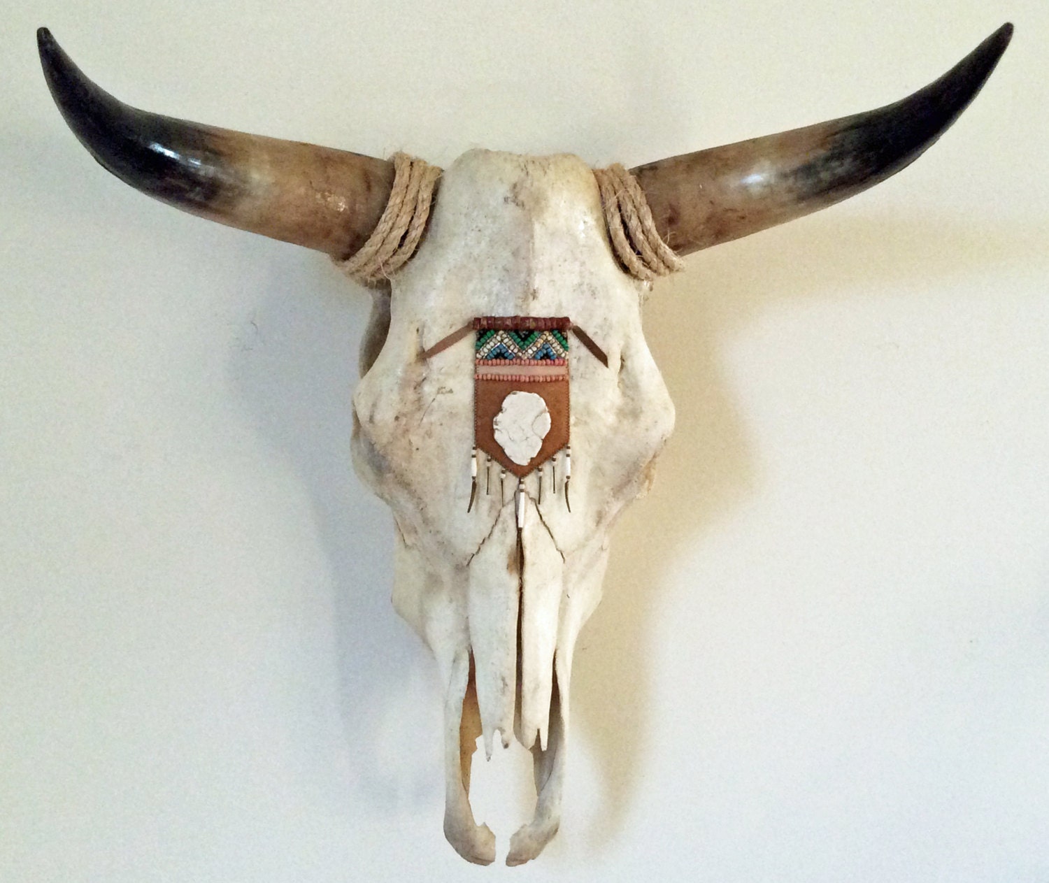 Rustic Cow Skull Wall Art