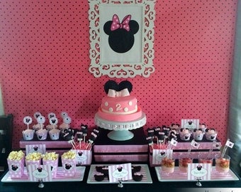 Minnie Mouse Birthday Party Package - Printable Birthday Party Collection - Instant Download // MIN - 10