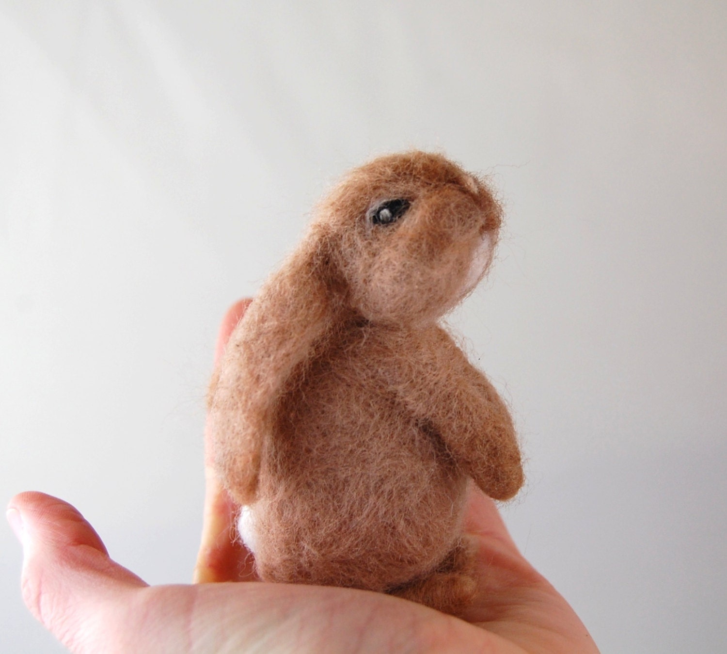 Needle Felted Bunny. Velveteen Rabbit. Baby Bunny. Woodland